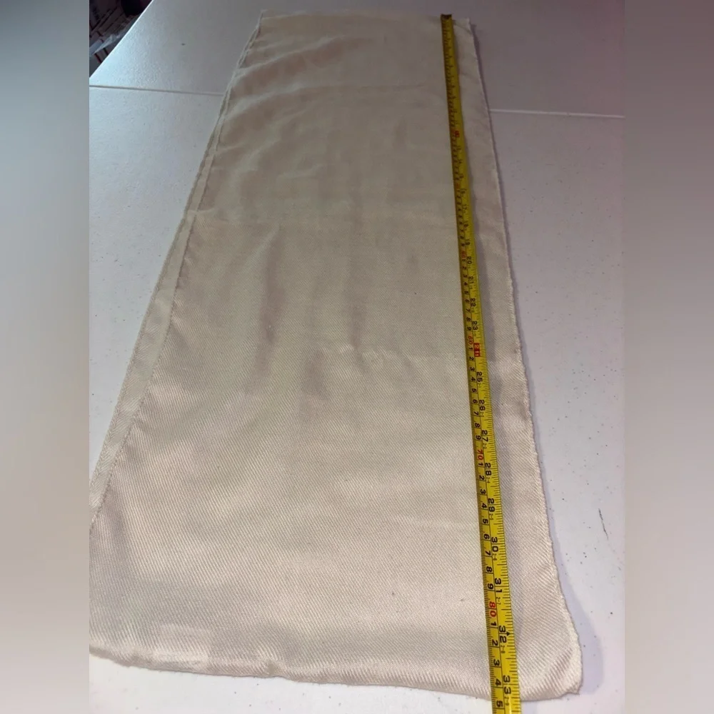 Elegant Cream Scarf